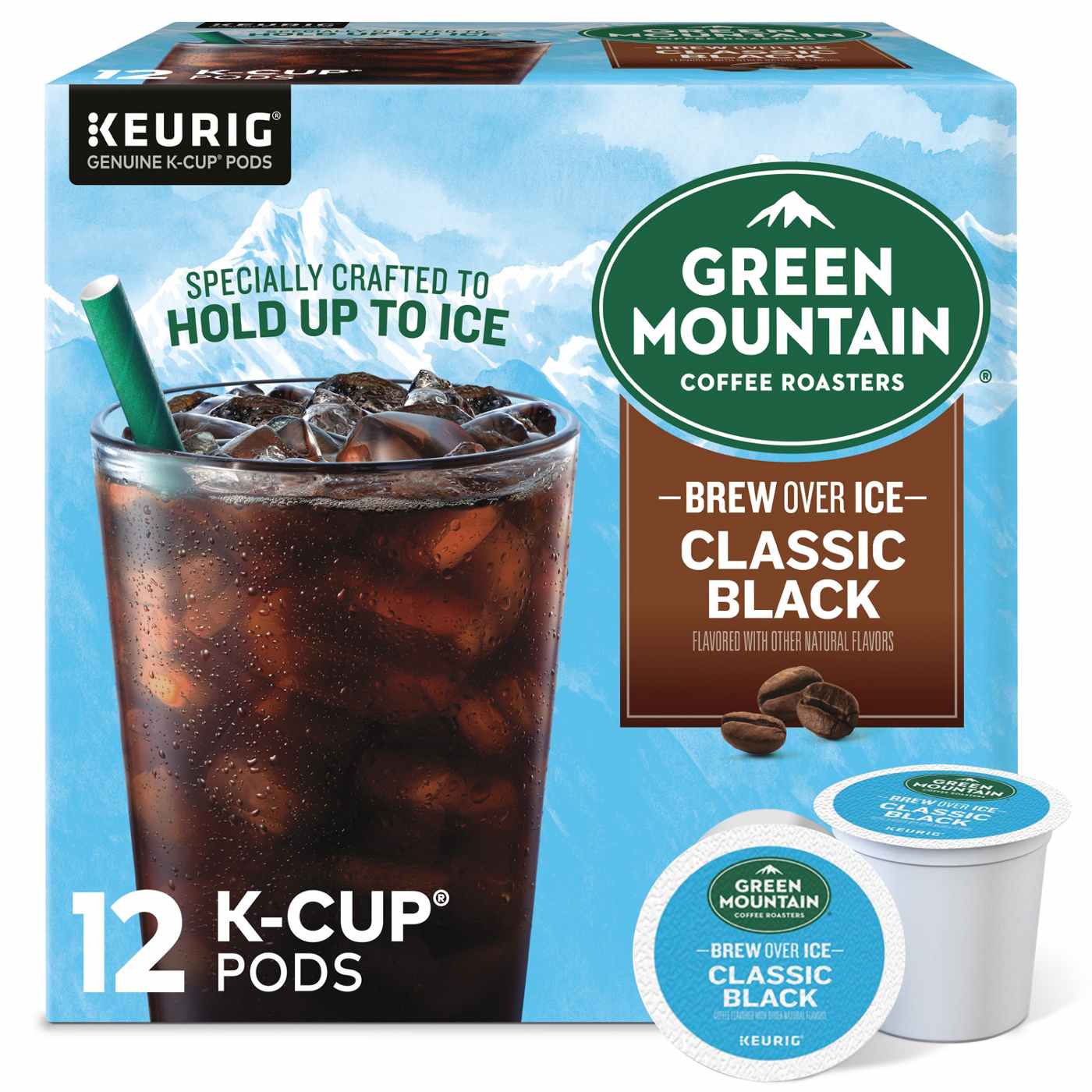 Green Mountain Coffee Brew Over Ice Classic Black Single Serve Coffee K-Cups; image 3 of 4