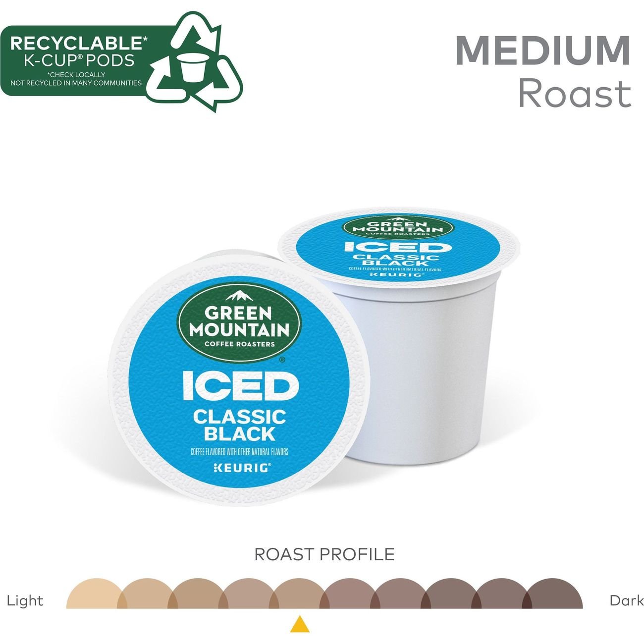 Green Mountain Coffee Brew Over Ice Classic Black Single Serve Coffee K-Cups  - Shop Coffee at H-E-B