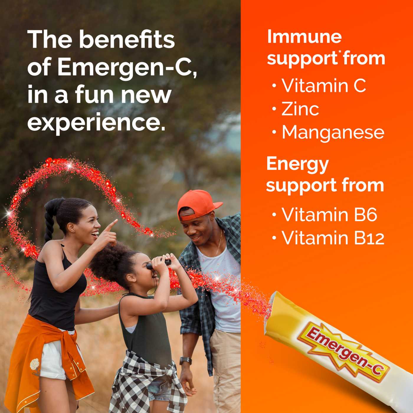 Emergen-C Kids Crystals Stick Packs - Sparkly Strawberry; image 3 of 8