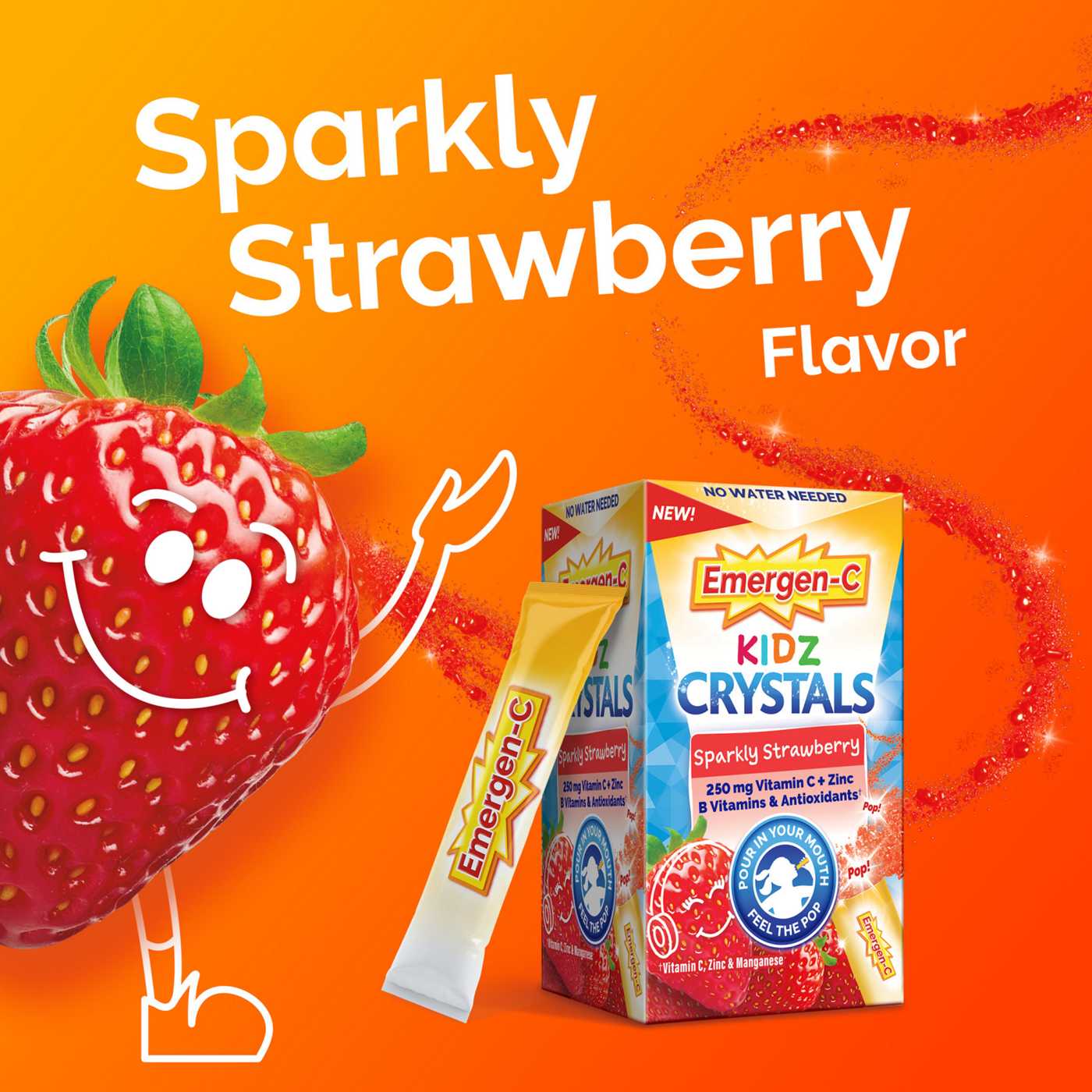 Emergen-C Kids Crystals Stick Packs - Sparkly Strawberry; image 8 of 8