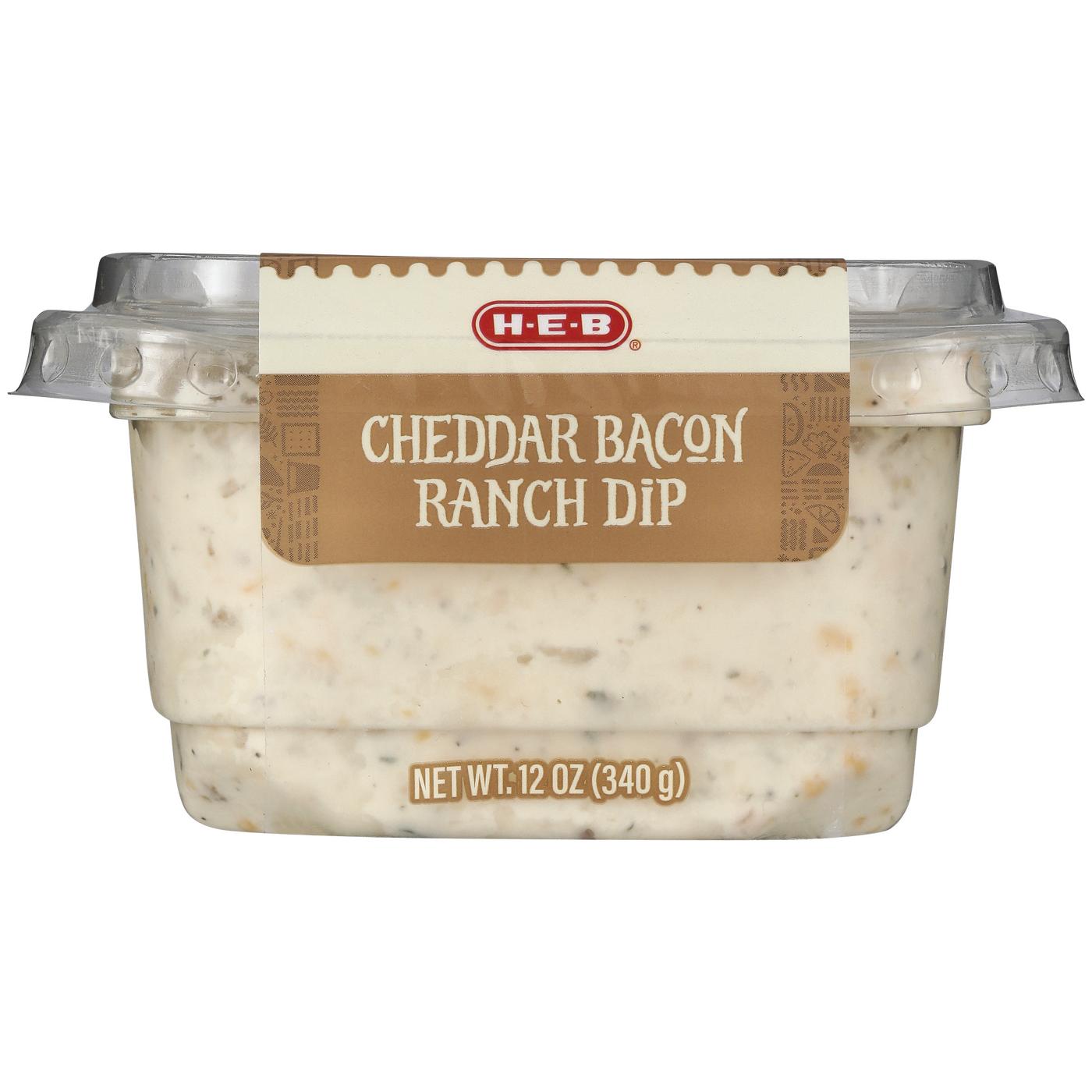 H-E-B Cheddar Bacon Ranch Dip; image 4 of 5