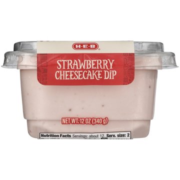 H-E-B Strawberry Cheesecake Dip, 12 oz