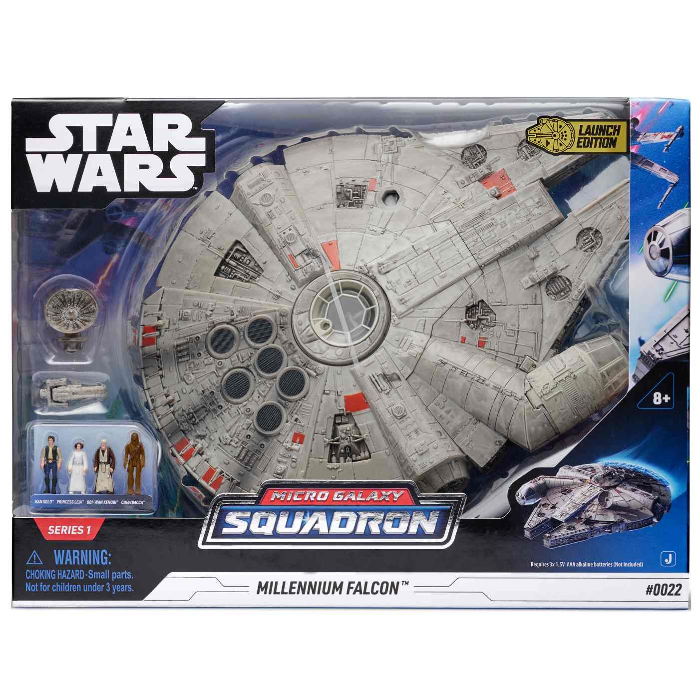 SF・ファンタジー・ホラー Star Wars MicroGalaxy MILLENNIUM FALCON Jazwares Star Wars Micro Galaxy Squadron Millennium Falcon