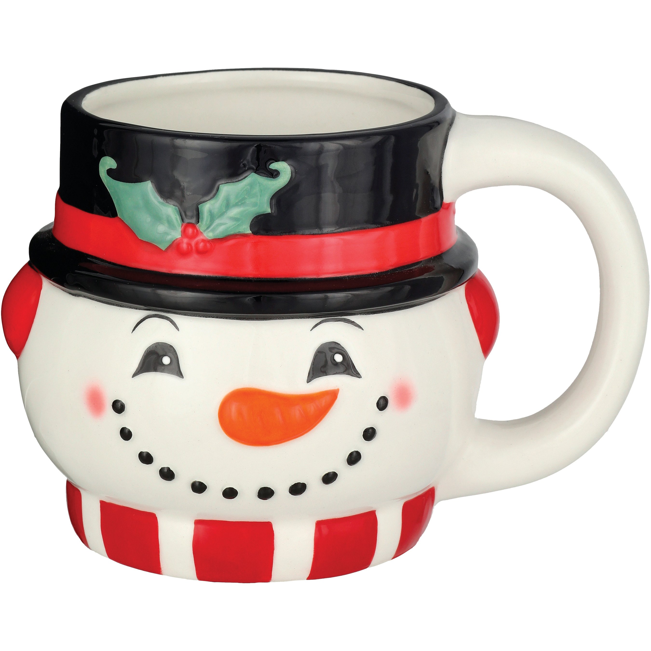 2 Denny's Restaurant Heat Activated Christmas Coffee Mugs Snowman