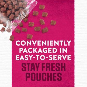 Moist & Meaty Purina Soft Dog Food Pouches - Steak Flavor