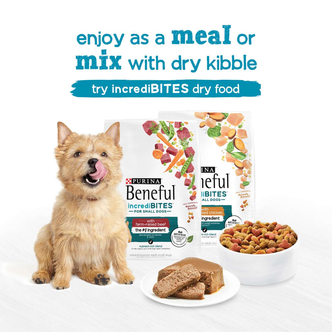 Beneful Beneful IncrediBites Pate Wet Dog Food for Small Dogs Porterhouse Steak Flavor in a Savory Gravy; image 3 of 5