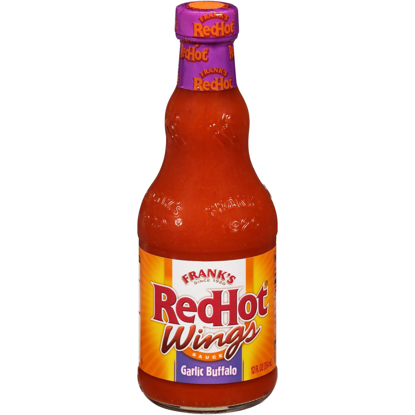 Frank's RedHot Garlic Buffalo Wings Sauce; image 1 of 9