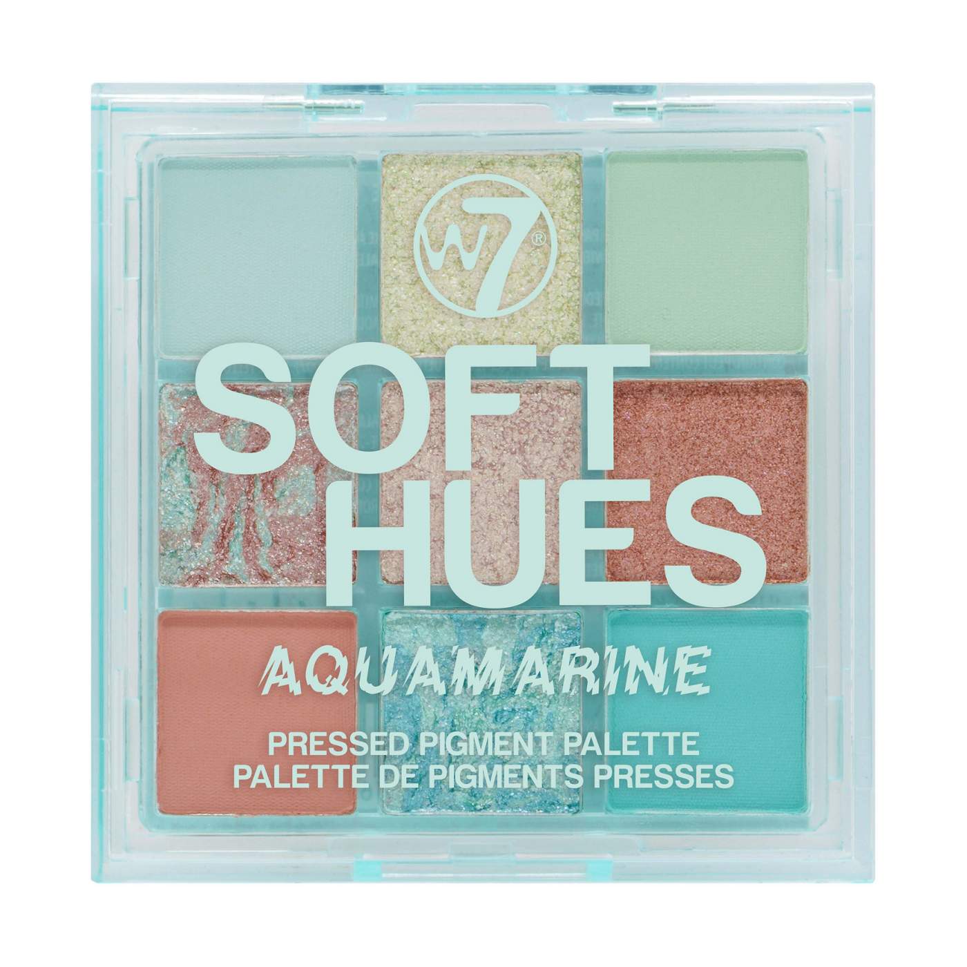 W7 Soft Hues Eyeshadow Palette - Aquamarine; image 1 of 2