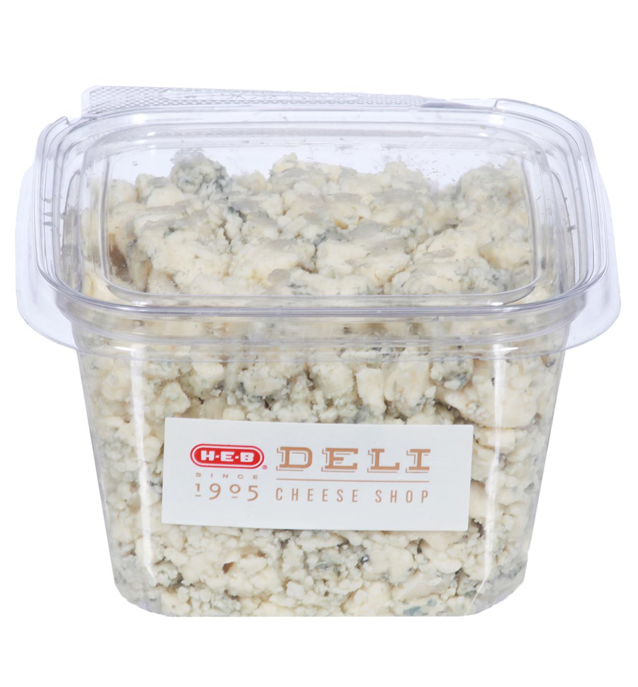 H-E-B Deli Blue Cheese Crumbles; image 1 of 3