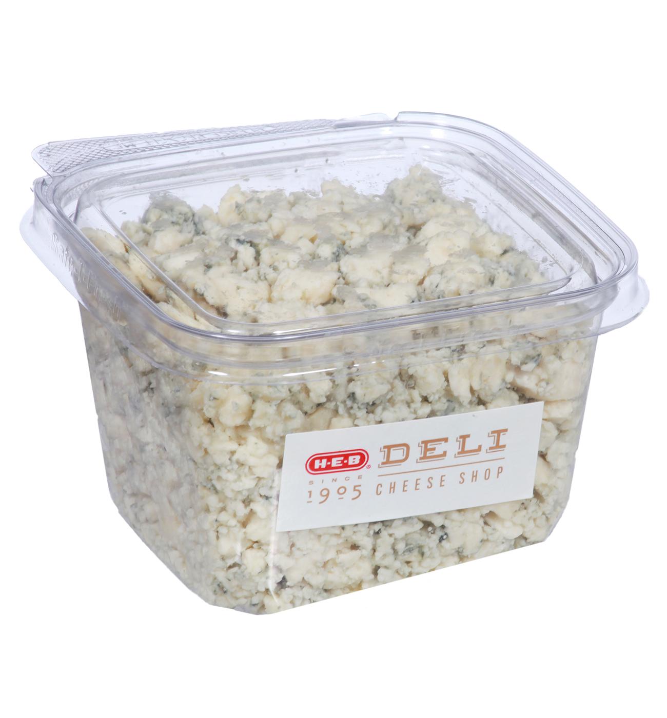 HEB Deli Blue Cheese Crumbles Shop Cheese at HEB