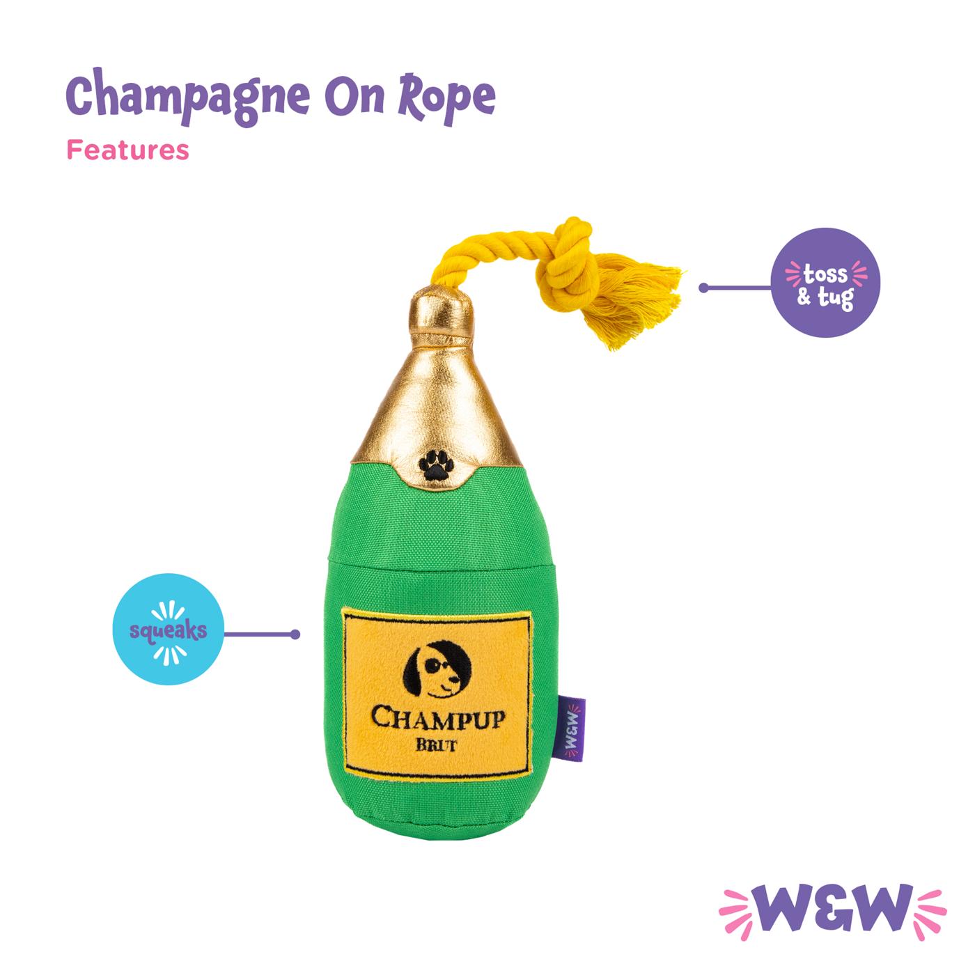 Woof & Whiskers Champagne on Rope; image 4 of 5