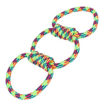 Woof & Whiskers 3 Loop Rope Dog Toy