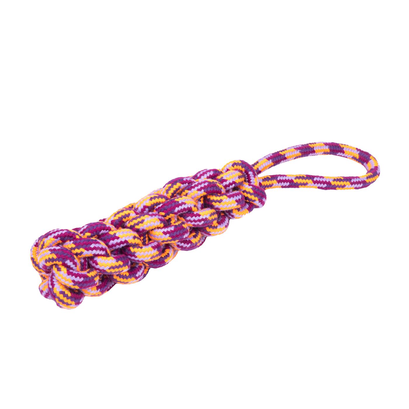 Woof & Whiskers Long Weaved Knot Rope Dog Toy; image 1 of 2