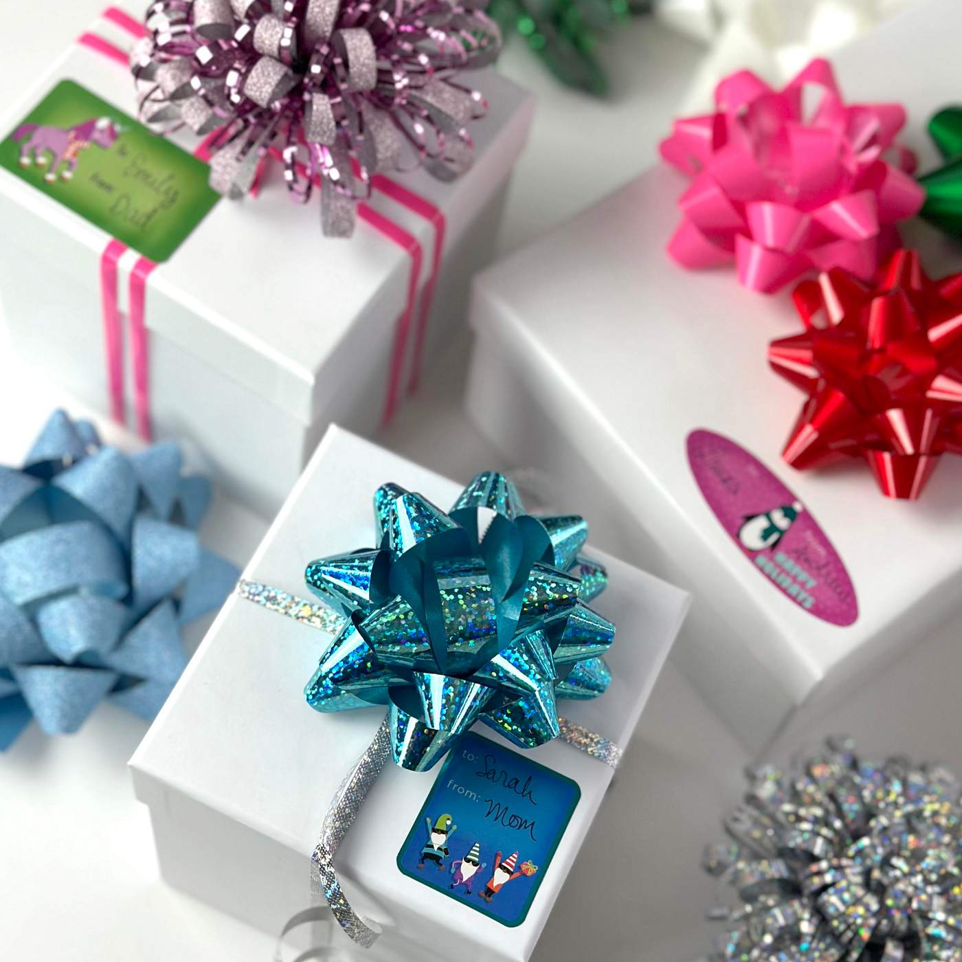 Destination Holiday Christmas Adhesive Gift Tags Shop Gift wrap at HEB