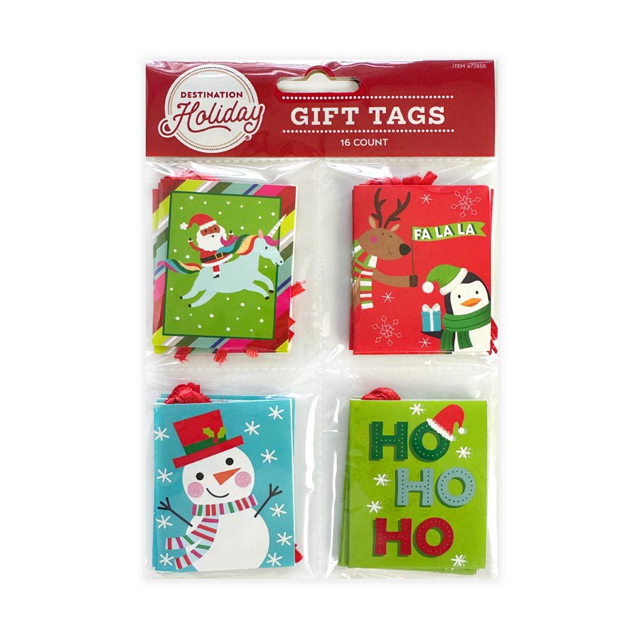 Destination Holiday Assorted Christmas Gift Tags Shop Gift wrap at HEB