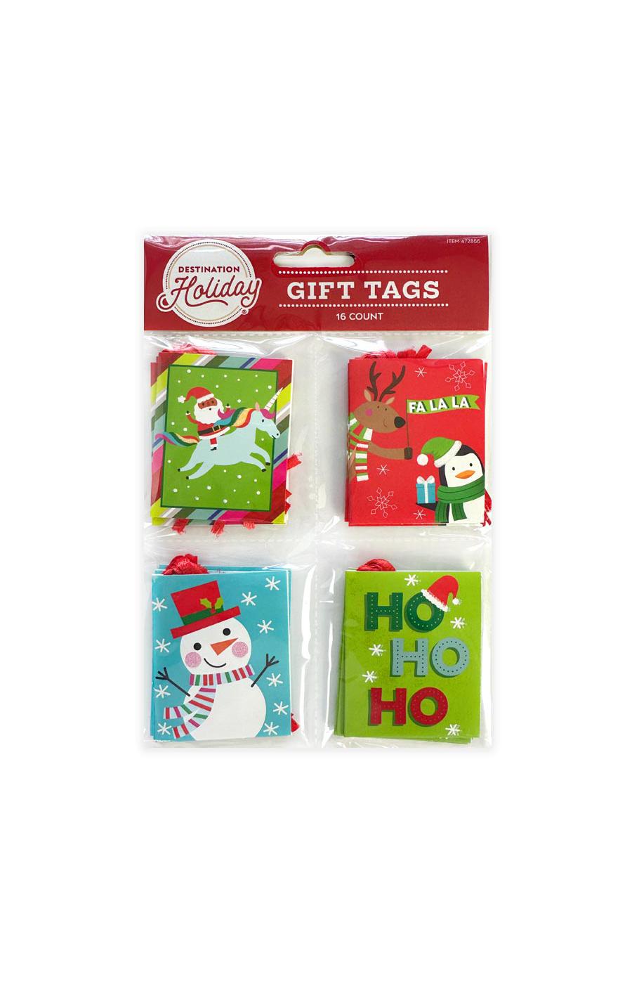 Destination Holiday Assorted Christmas Gift Tags Shop Gift wrap at HEB