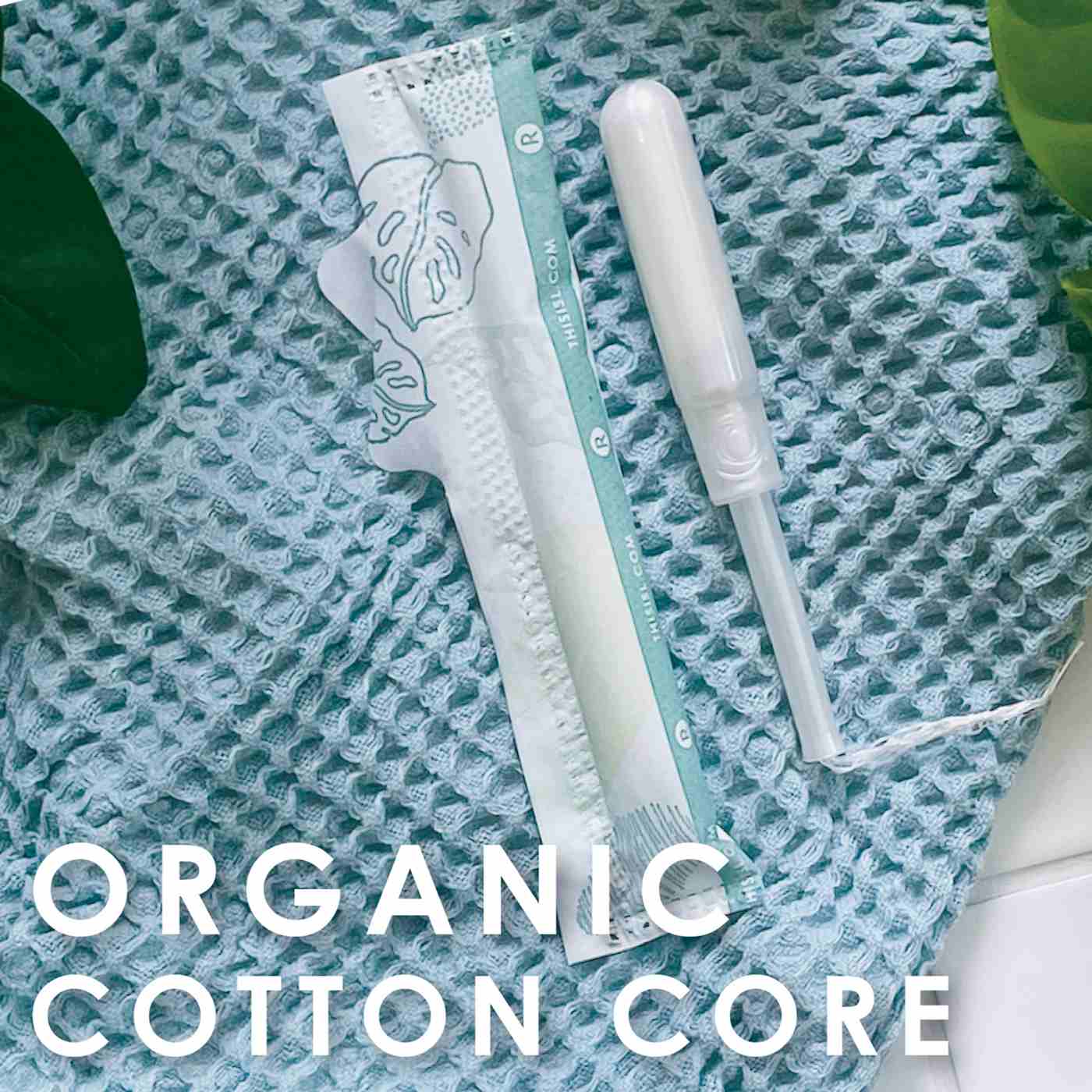 L. Organic Cotton Core Tampons - Regular + Super; image 8 of 10