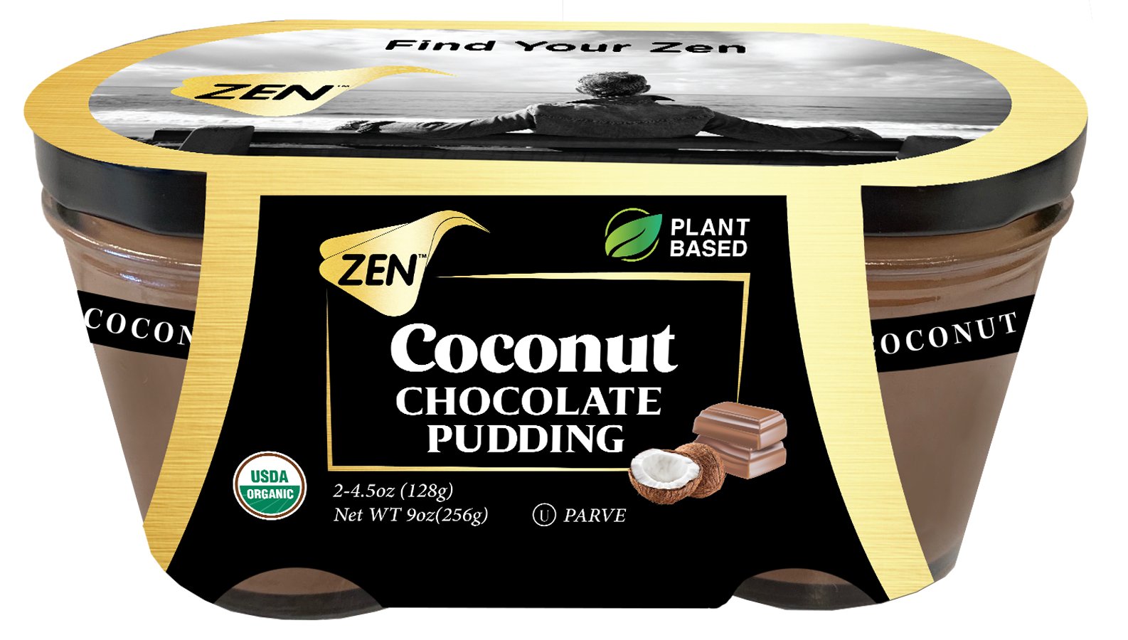 Zen Coconut Chocolate Pudding, 9 oz | Central Market - Really Into