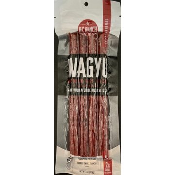 R-C Ranch 8g Protein Wagyu Beef Sticks - Texas Original, 4 oz