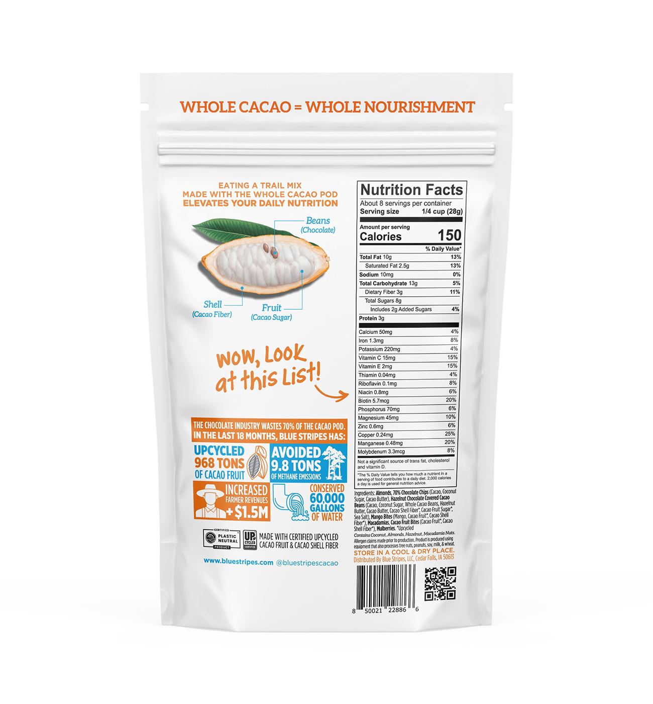 Blue Stripes Whole Cacao Trail Mix - Mango Macadamia; image 2 of 2