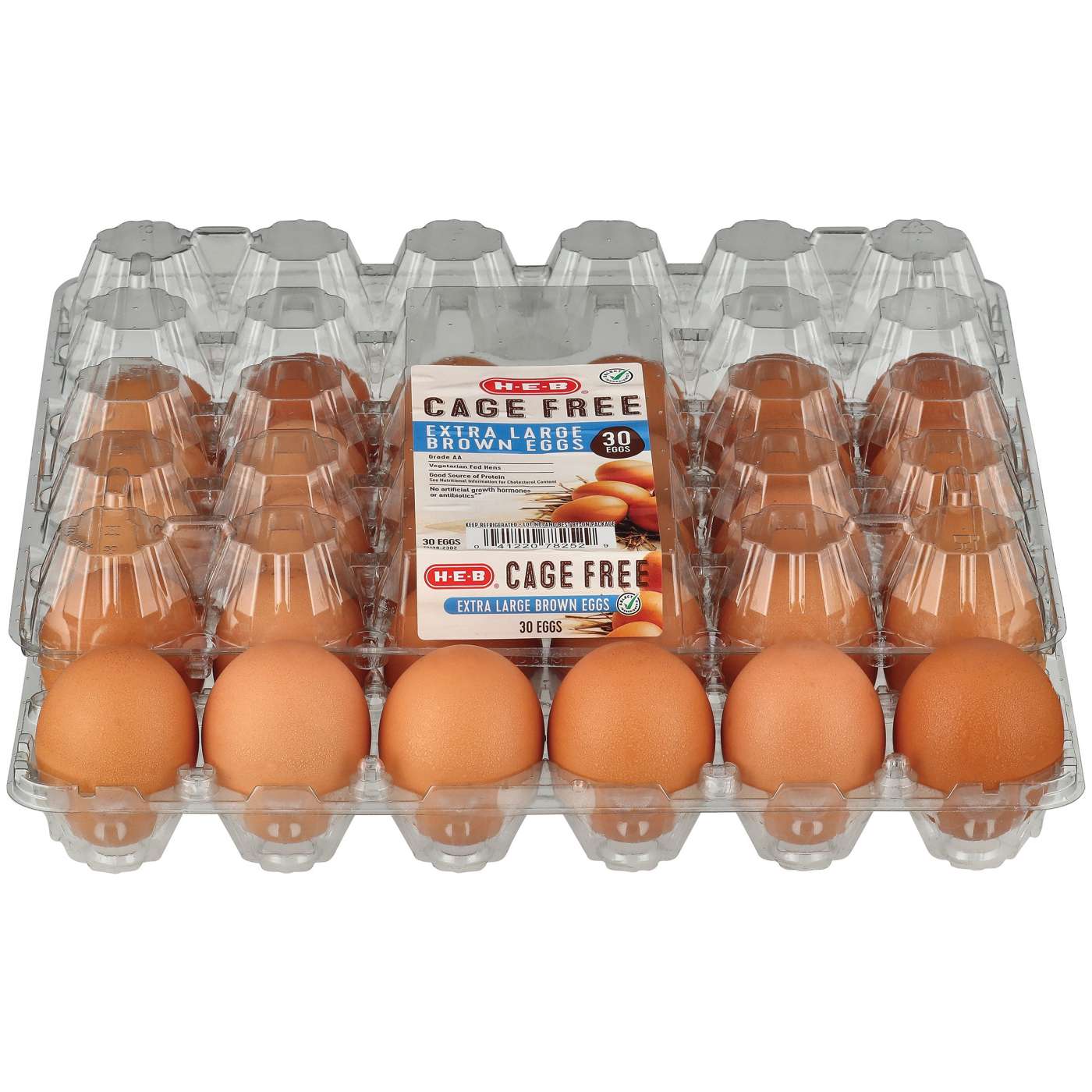 H-E-B Grade AA Cage Free Extra Large Brown Eggs; image 3 of 4