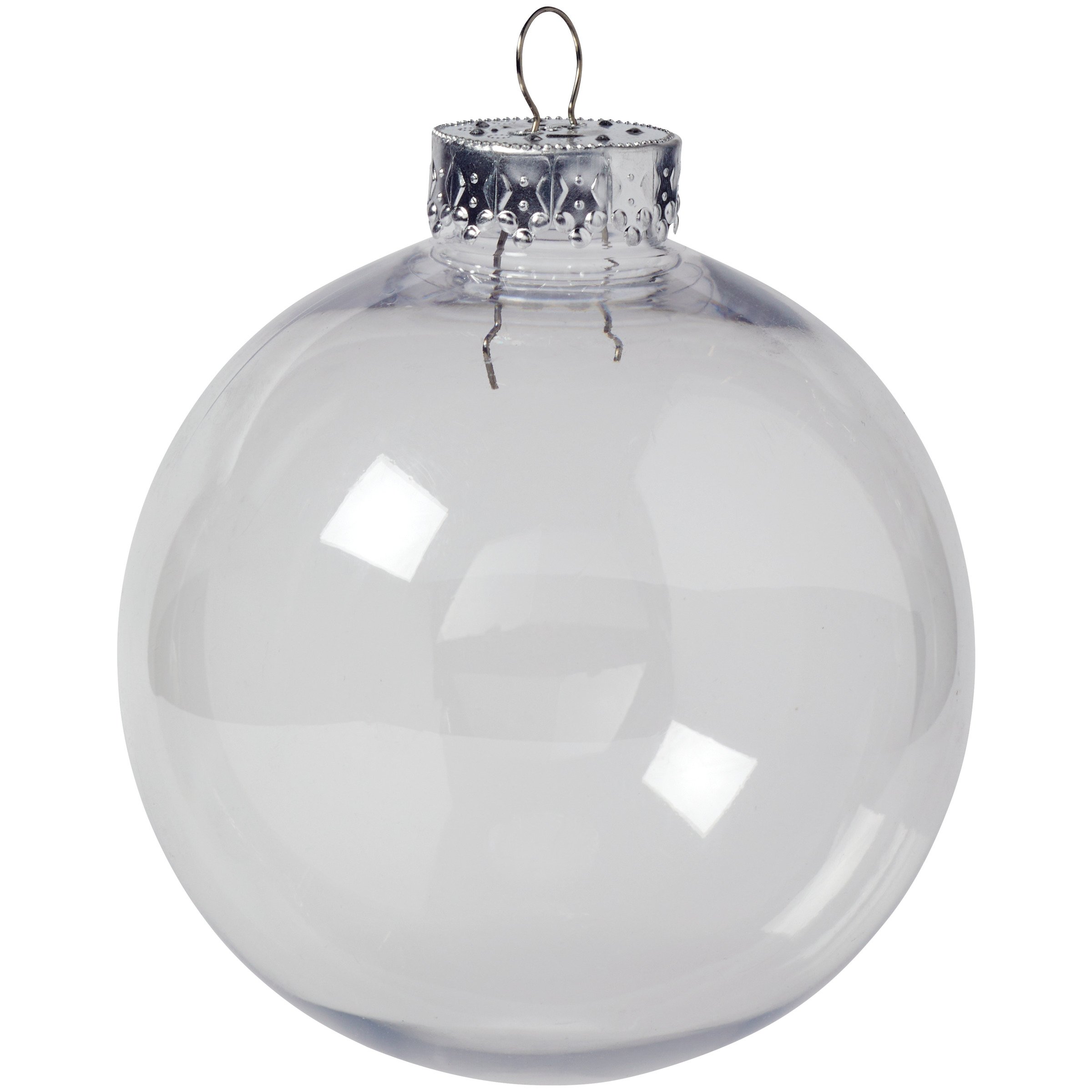 Holiday Living 14.875-in x 13-in-Compartment Clear Ornament