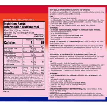 Repone Suero Zero Sugar Electrolye Drink - Fruit Punch , 33.8 oz