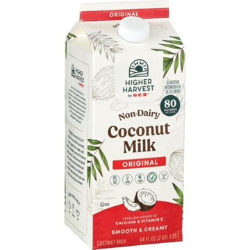 Higher Harvest by H-E-B Non-Dairy Original Coconut Milk, 1/2 gal