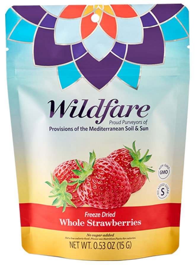 Wildfare Freeze Dried Whole Strawberries, 0.53 oz | Central