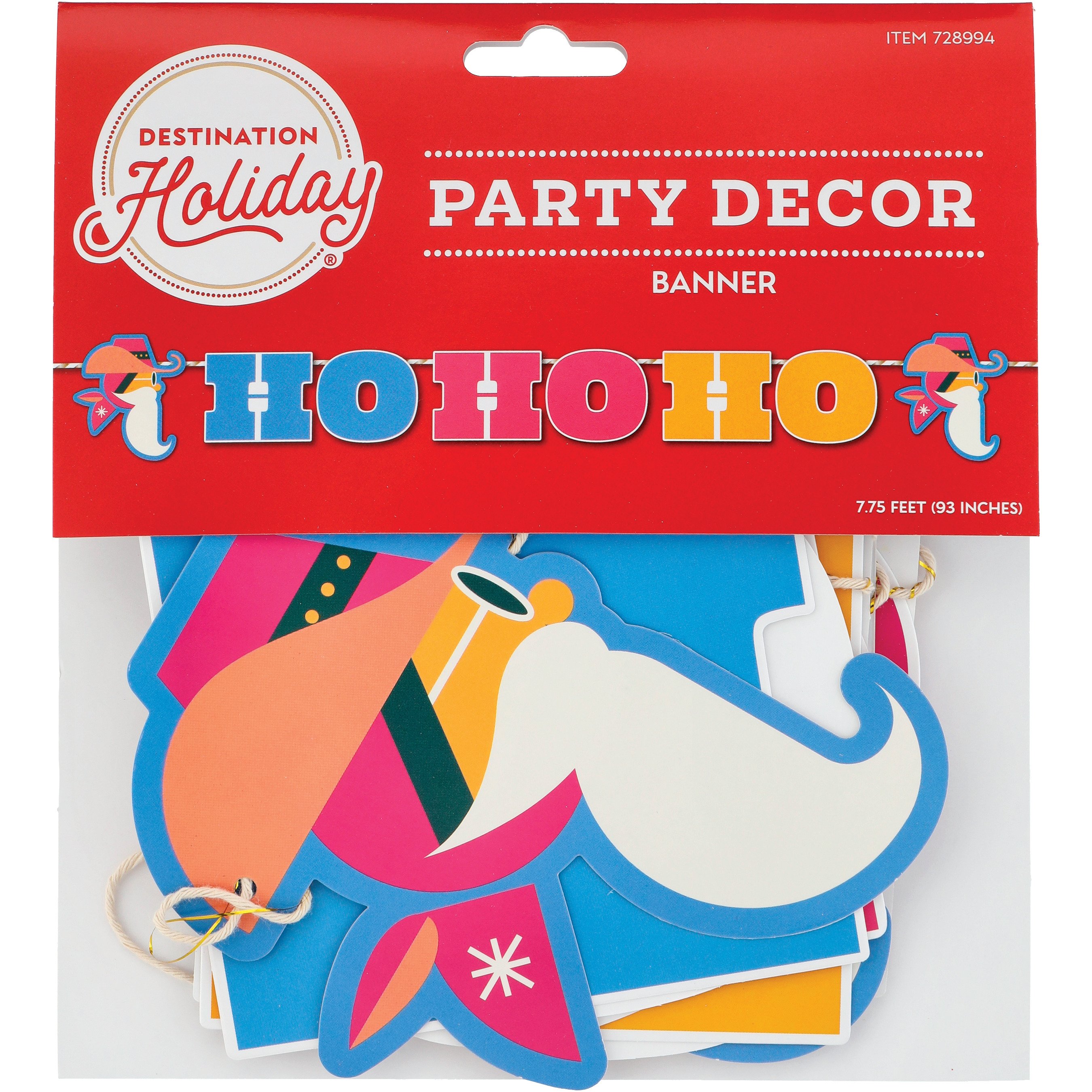 Destination holiday ho ho ho banner shop party decor at h e b