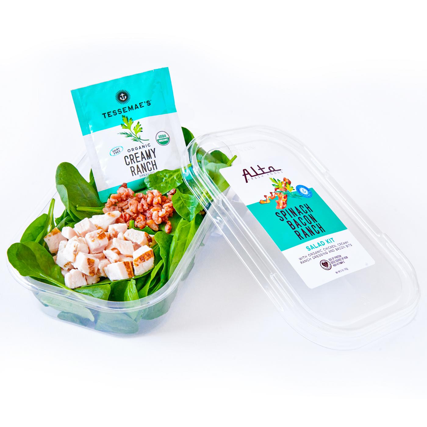 Alta Fresh Foods Salad Kit Spinach Bacon Ranch Shop Salads at HEB