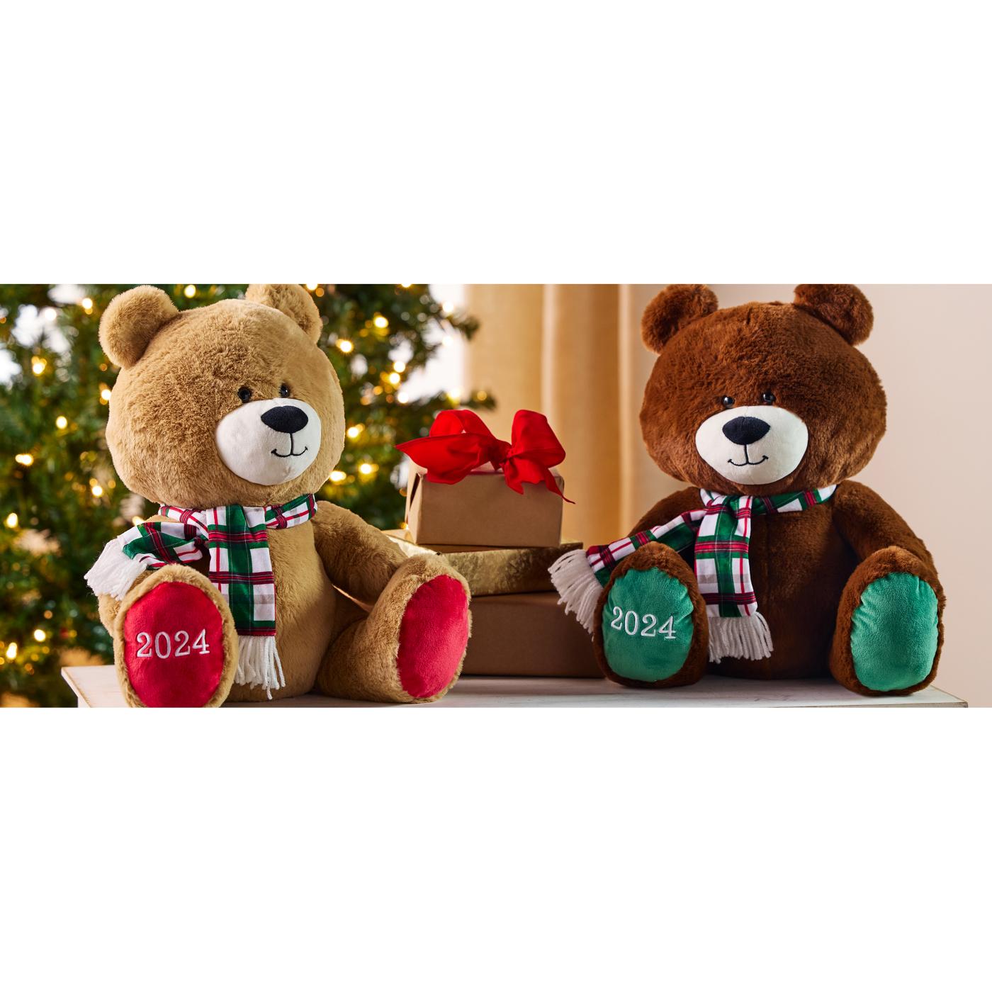 Destination Holiday 2024 Bode Bear Christmas Plush - Tan; image 2 of 2