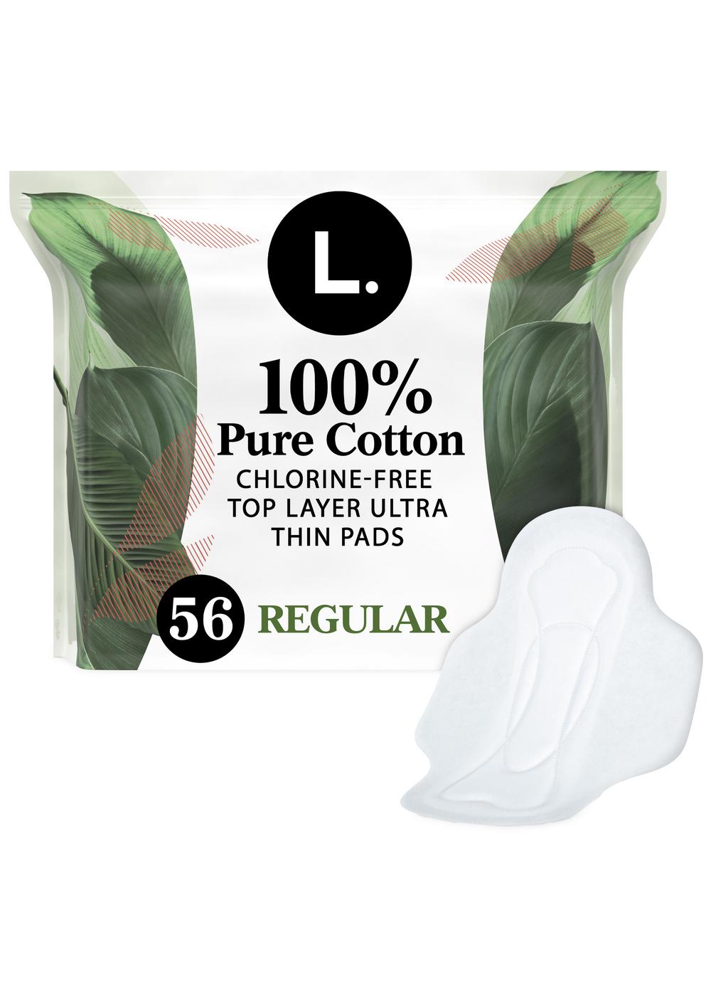 L. Ultra Thin Pads with Wings - Regular; image 1 of 10