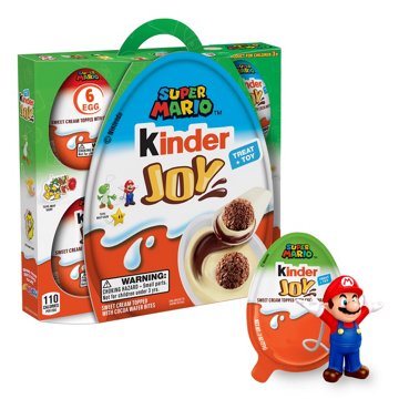 Kinder Joy Joy Candy Egg + Super Mario Toy Multi Pack