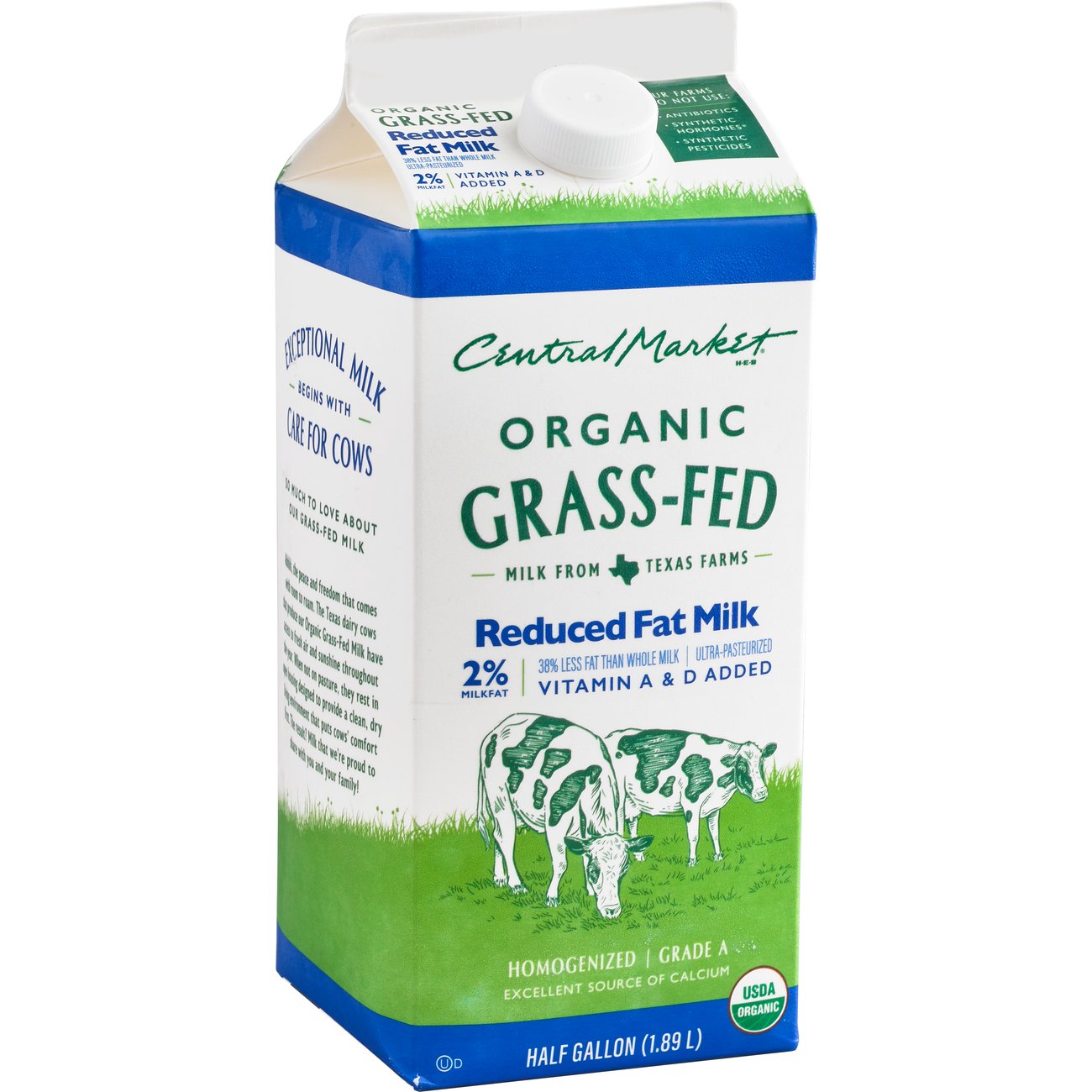 High Meadow Organic Half & Half, 32 fl oz, 2 ct