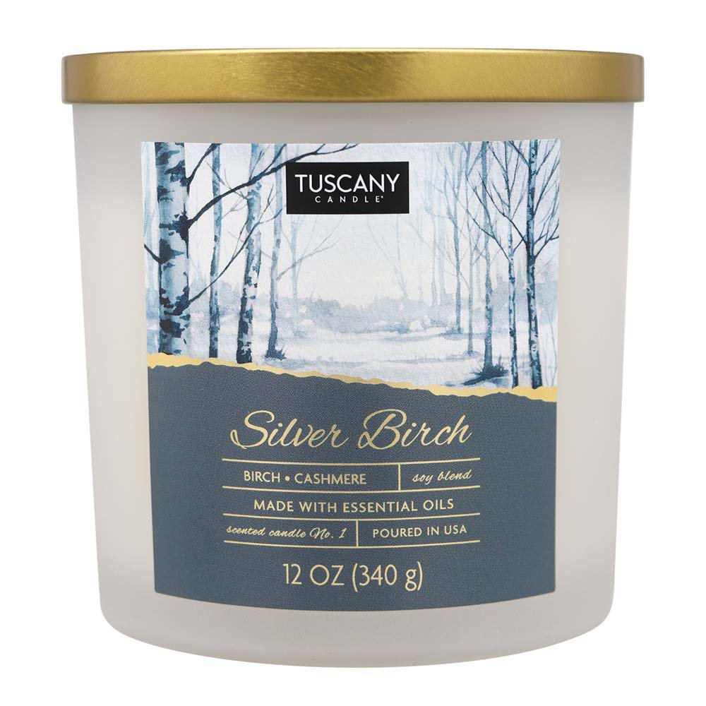 Tuscany Candle Silver Birch Scented Soy Candle Shop Candles at HEB