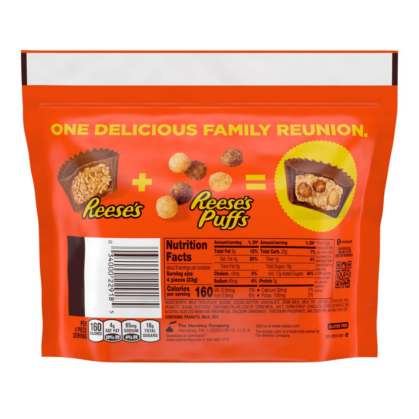 Reese's Miniature Cups with Reese's Puffs Cereal Candy - Share Pack; image 2 of 5