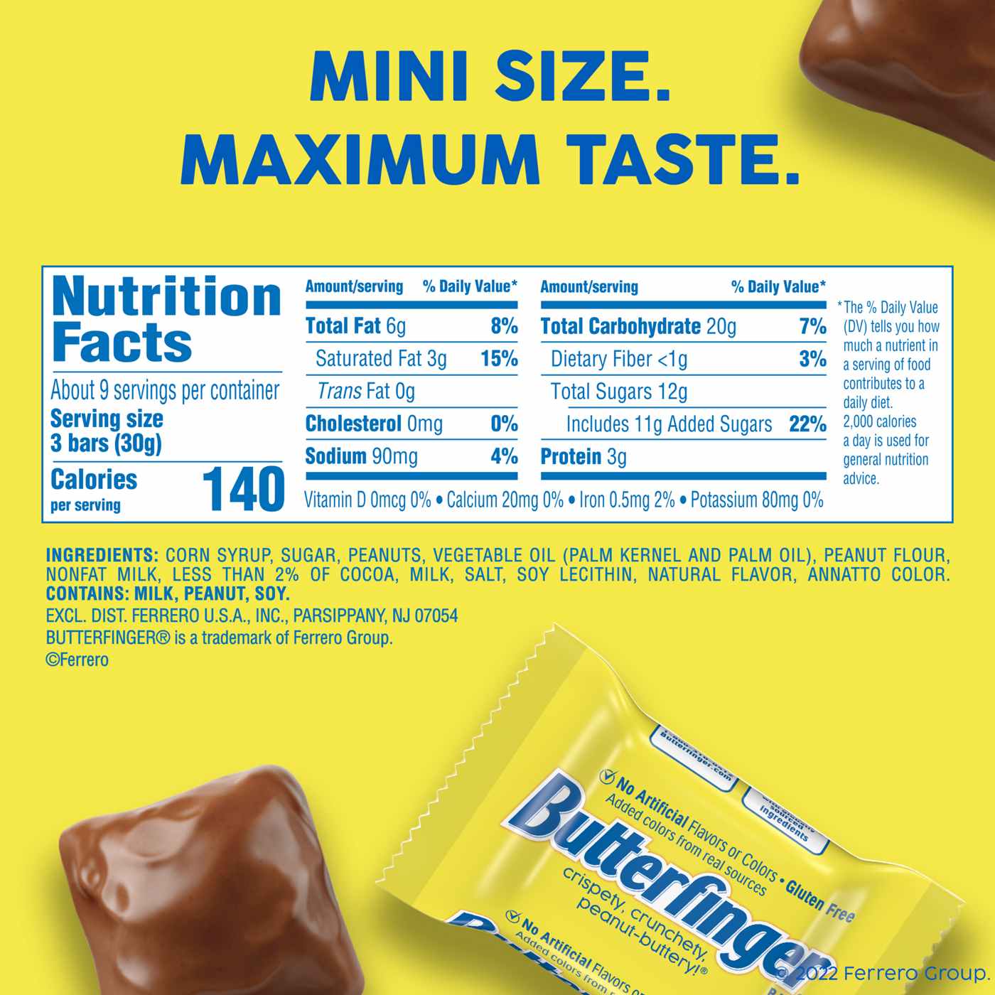 Butterfinger Minis Candy Bars - Share Pack; image 2 of 4