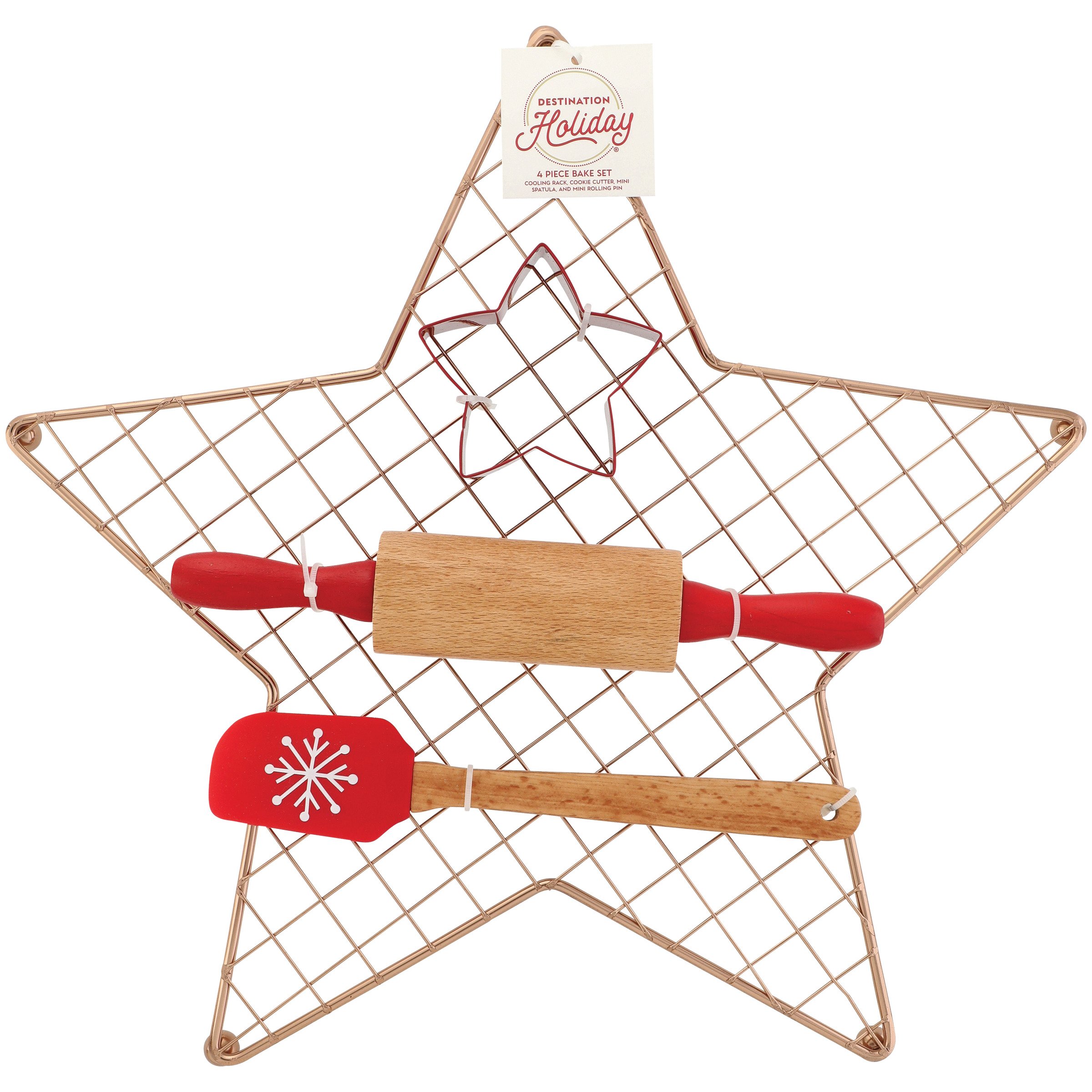 Destination Holiday Star Cooling Rack Baking Gift Set Shop Baking