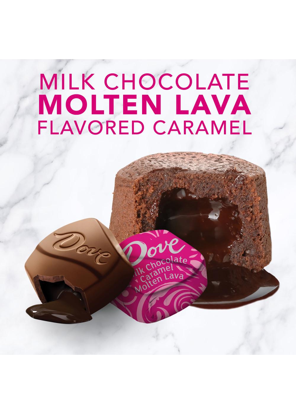 Dove Promises Milk Chocolate Molten Lava Caramel Candy; image 5 of 7