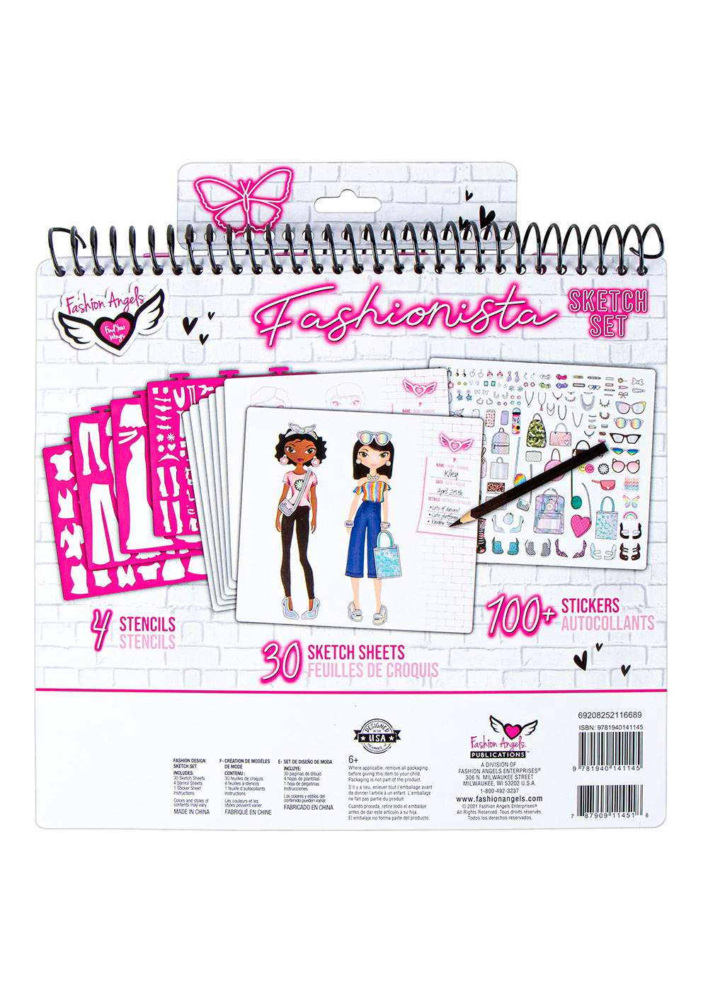 Fashion Angels Fashionista Models Sketch Pad Set; image 5 of 7