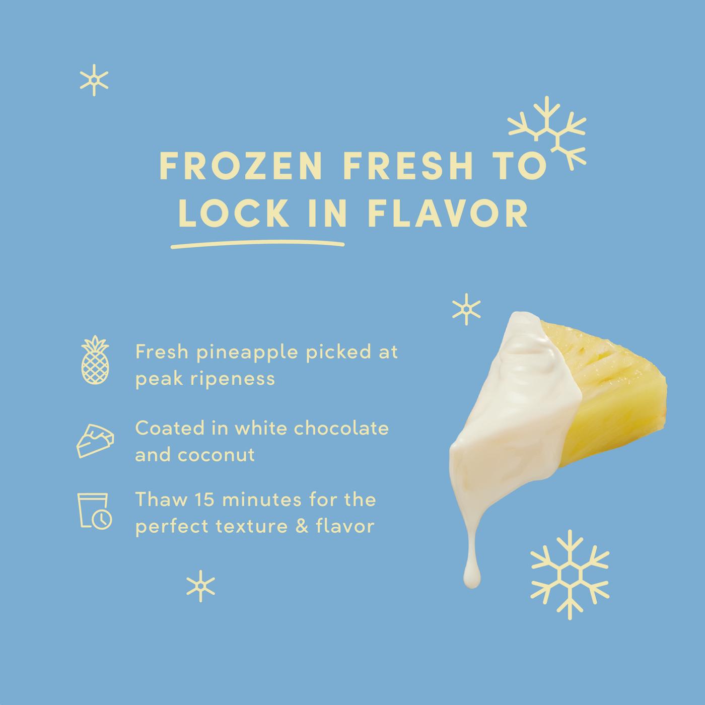 Tru Fru Frozen Pineapple - White Chocolate + Coconut; image 5 of 7