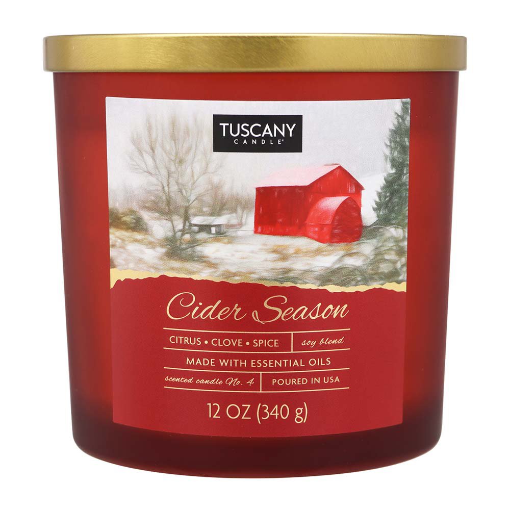 Tuscany Candle Cider Season Scented Soy Candle Shop Candles at HEB