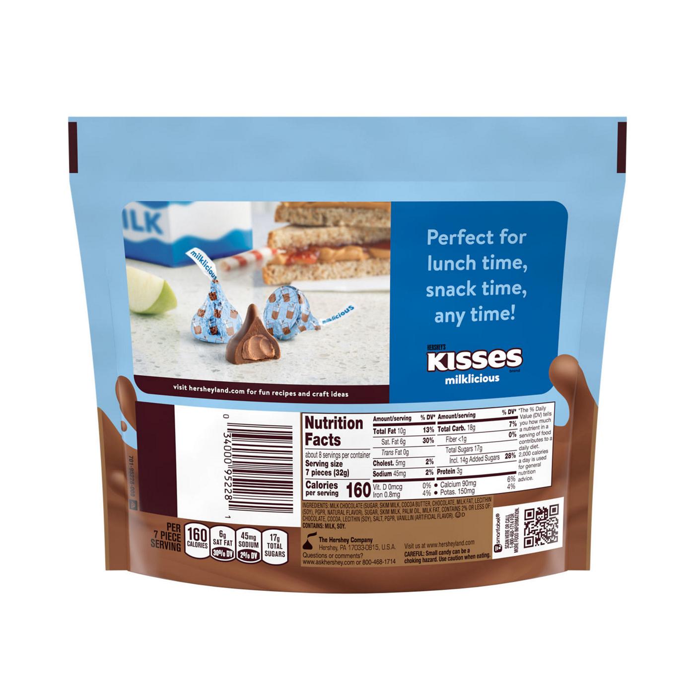 Hershey's Kisses Milklicious Milk Chocolate Candy - Share Pack; image 7 of 7