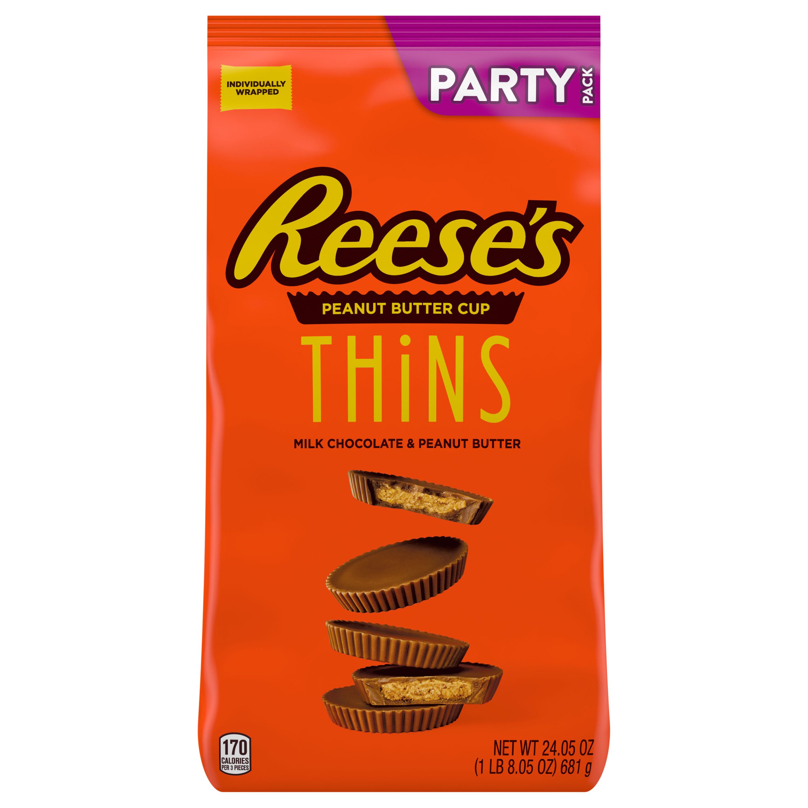 Reeses Thins Peanut Butter Cups Candy Party Pack Shop Candy At H E B 