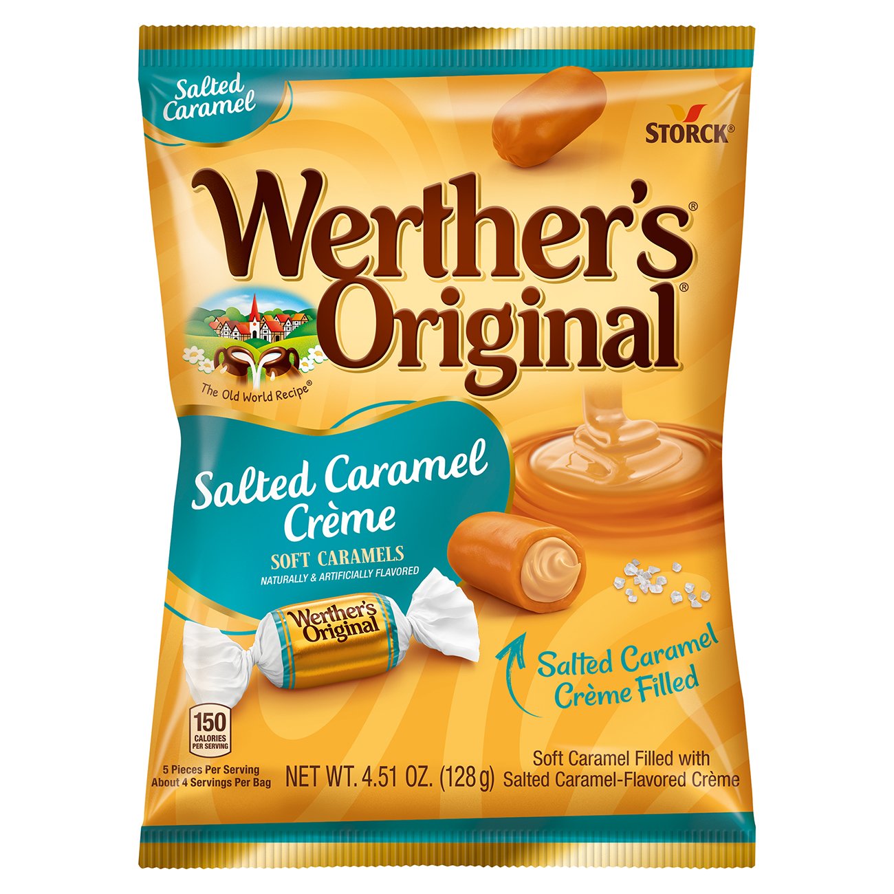 Werther's Original Salted Caramel Creme Soft Caramels Shop Candy at HEB