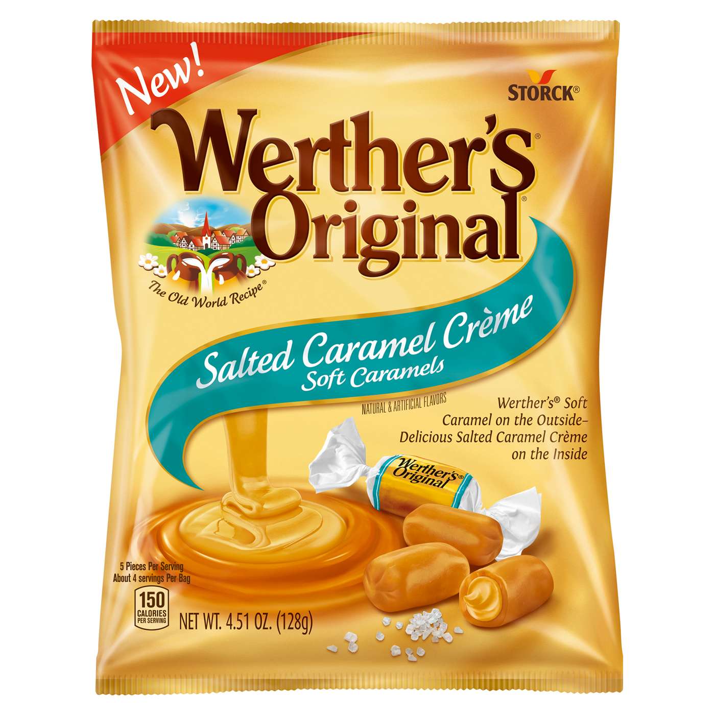 Werther's Original Salted Caramel Creme Soft Caramels; image 1 of 2