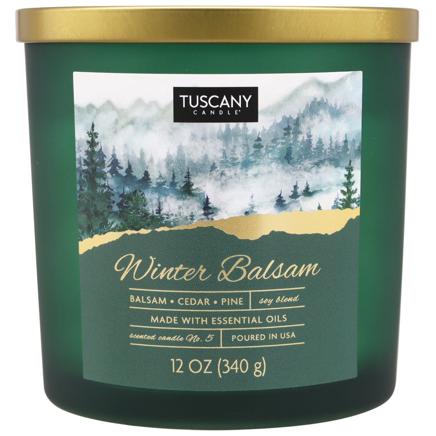 Tuscany Candle Winter Balsam Scented Soy Candle Shop Candles at HEB