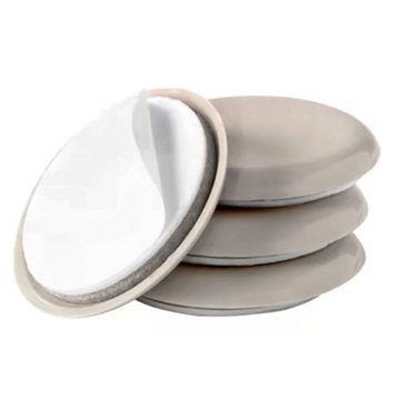 Scotch Self Stick Adhesive Hard Round Sliders, 4 ct