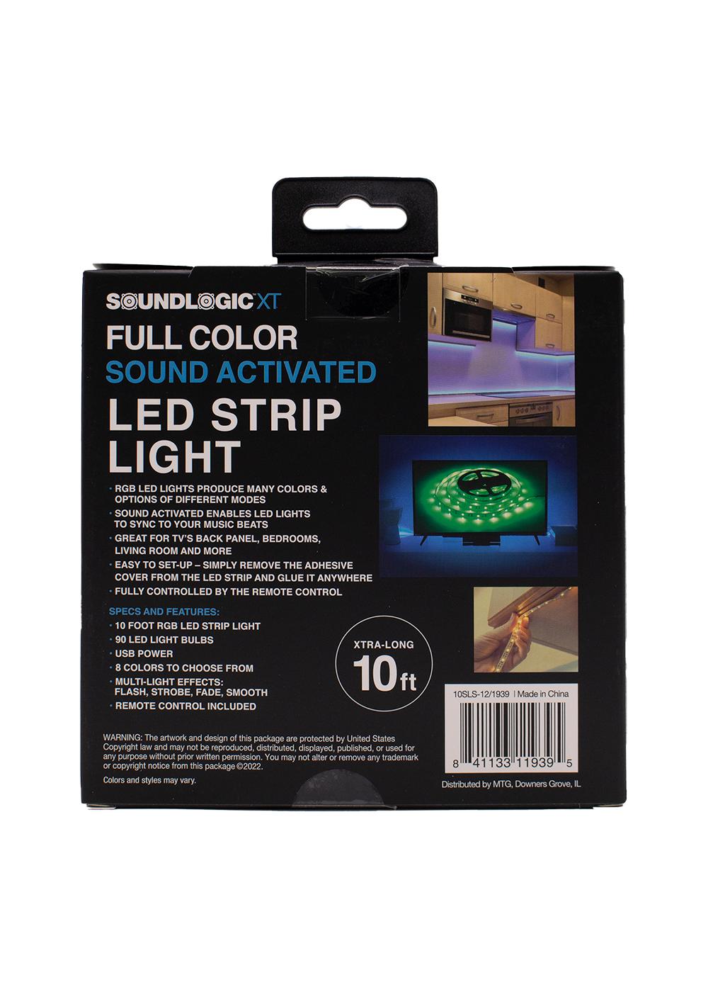 Sound Logic XT Sound Activated LED Strip Light Shop Smart home